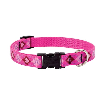 Lupine LupinePet Original Designs Multicolor Puppy Love Nylon Dog Adjustable Collar 14201